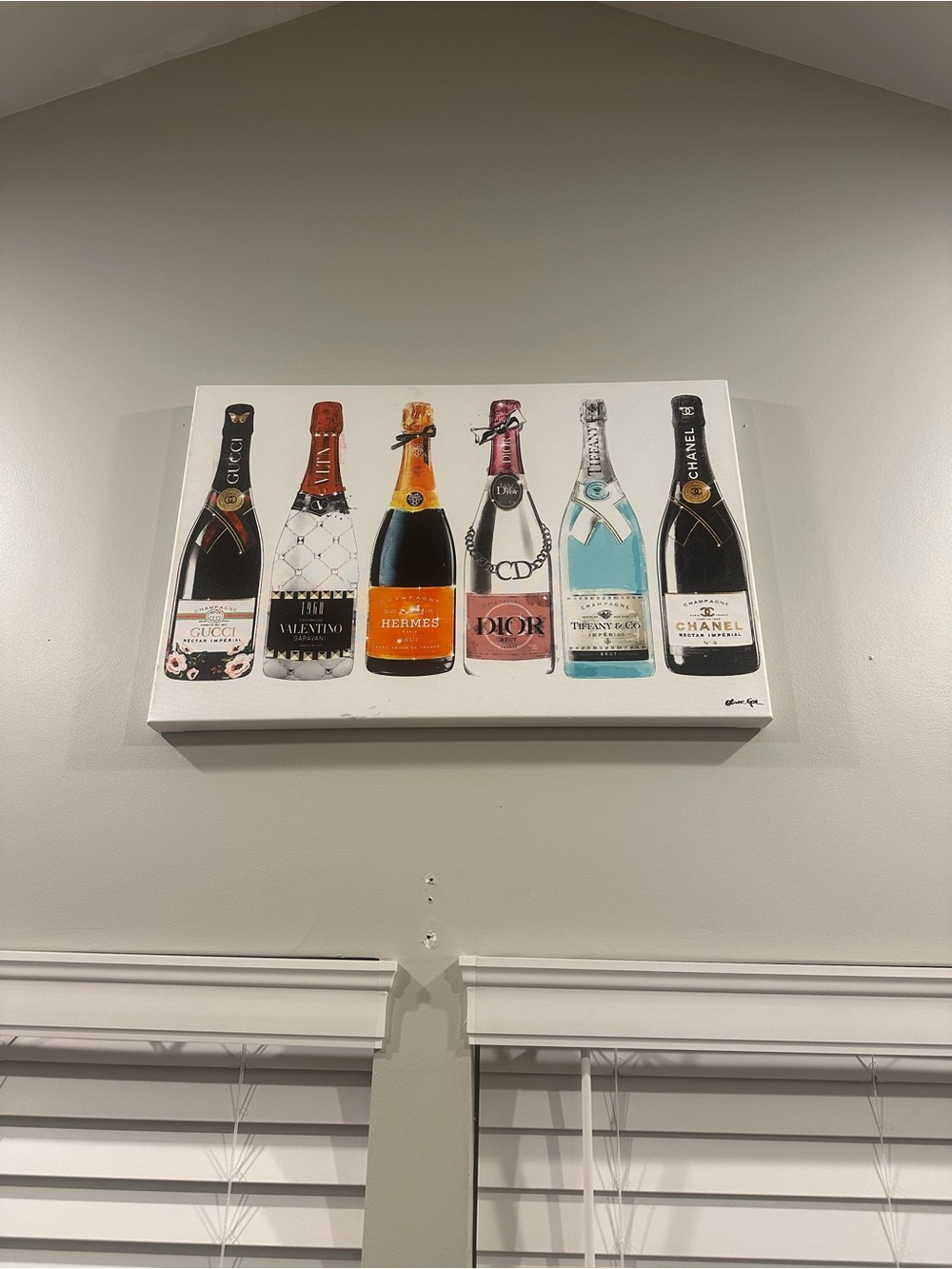 Oliver Gal Colorful Luxury Bottle Canvas Art - Multicolor